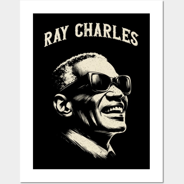 Ray Charles Wall Art by Yopi